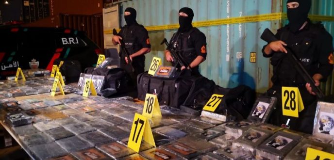 تنسيق أمني مغربي أمريكي يجهض تهريب كمية كبيرة من الكوكايين عبر ميناء طنجة