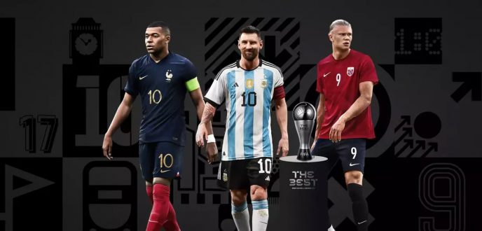 هالاند وميسي ومبابي مرشحون لجائزة أفضل لاعب في العالم