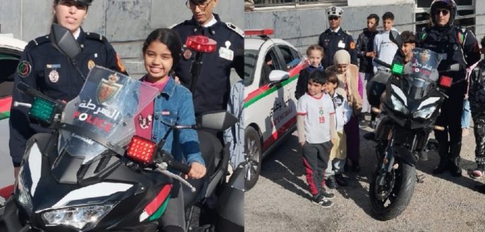 ولاية أمن طنجة تخصص استقبالا رمزيا لفائدة 17 طفلا وطفلة
