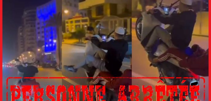 أمن طنجة يوقف قاصر بسبب سياقته لدراجة نارية بطريقة استعراضية