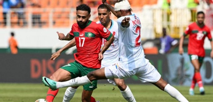 المنتخب المغربي يكتفي بالتعادل مع الكونغو الديمقراطية في كأس إفريقيا للأمم