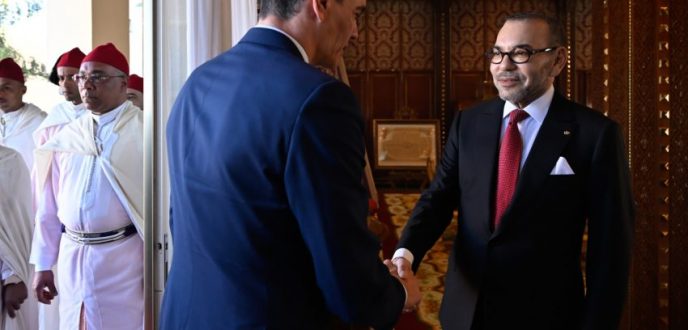 جلالة الملك يستقبل رئيس الحكومة الإسبانية
