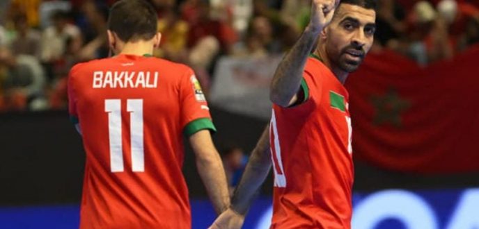 المغرب يتأهل للمونديال و إلى نهائي كأس أمم إفريقيا لكرة القدم داخل القاعة بعد فوزه على ليبيا