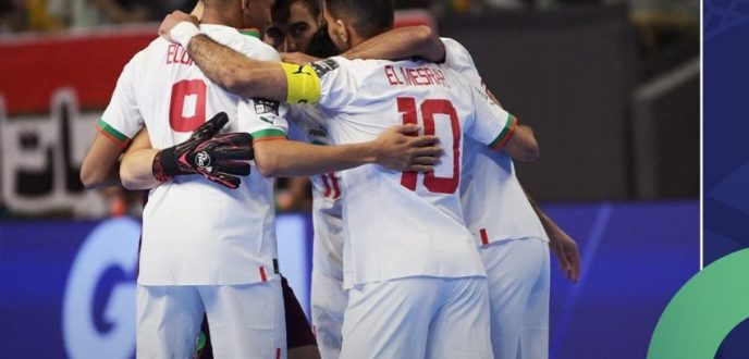 أسود القاعة يسحقون زامبيا بـ 13هدفا ويصلون إلى نصف نهائي كأس أمم إفريقيا