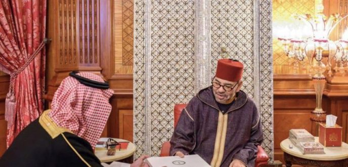 جلالة الملك محمد السادس يستقبل مبعوث خادم الحرمين الشريفين