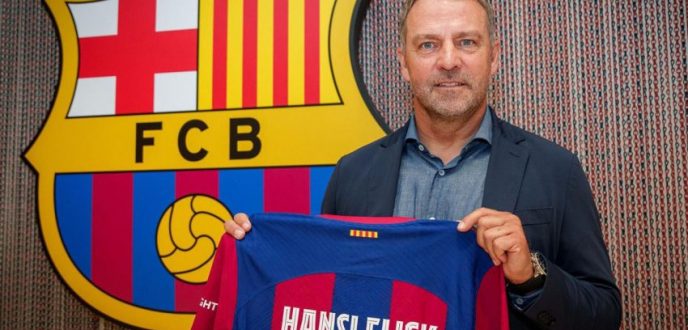الألماني “هانز فليك” مدربا لبرشلونة الإسباني