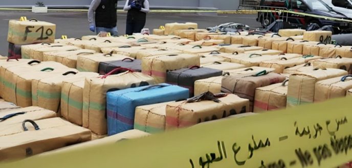 الأمن يحبط عملية تهريب كمية ضخمة من مخدر الشيرا