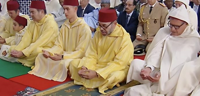 أمير المؤمنين يؤدي غدا الجمعة صلاة عيد الفطر المبارك بمسجد أهل فاس بالمشور السعيد بالرباط