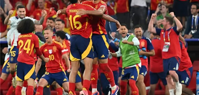 منتخب إسبانيا يتوّج بلقب بطولة أمم أوروبا للمرة الرابعة في تاريخه