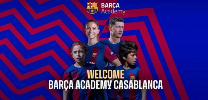 نادي برشلونة يفتتح مدرسة جديدة لكرة القدم في الدار البيضاء