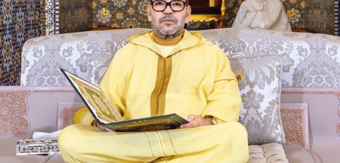 أمير المؤمنين يترأس بمسجد حسان بالرباط حفلا دينيا إحياء لليلة المولد النبوي الشريف