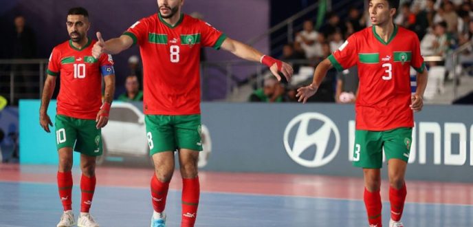 المنتخب المغربي للفوتصال يتأهل إلى ربع نهائي كأس العالم عقب فوزه على إيران