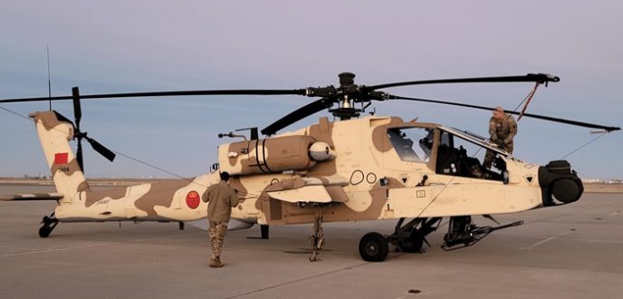 ميناء طنجة المتوسط يستقبل أولى دفعات مروحيات الأباتشي AH-64E الأمريكية المتطورة