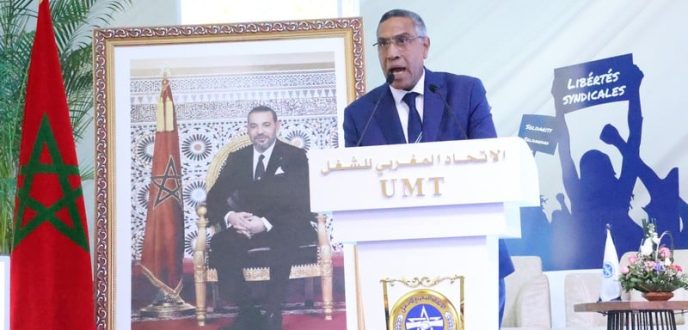 إعادة انتخاب الميلودي موخاريق أمينا عاما للاتحاد المغربي للشغل لولاية رابعة