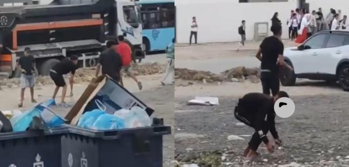 الأمن يوقف ثلاثة قاصرين تورطوا في رشق الحجارة قرب مدرسة بحي طنجة البالية