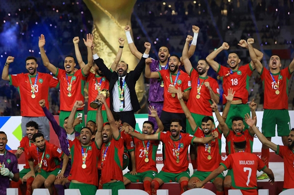المنتخب المغربي يحصد أكبر مكافأة مالية في تاريخ كأس العرب