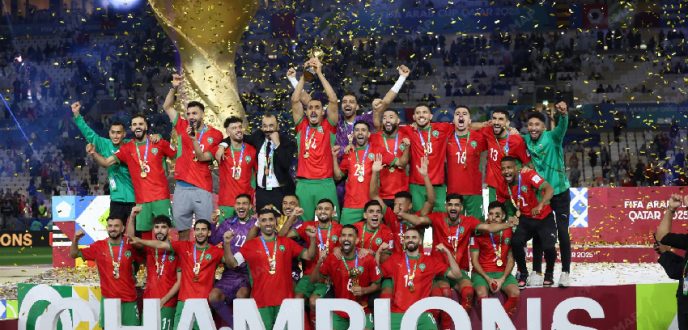 المنتخب المغربي يتوج بلقب كأس العرب للمرة الثانية في تاريخه