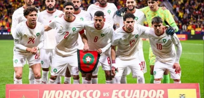 المنتخب الوطني المغربي يتعادل وديا مع نظيره الإكوادوري