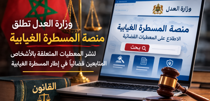 وزارة العدل تطلق منصة رقمية خاصة بالمسطرة الغيابية لتعزيز الشفافية وتسريع تنفيذ الأحكام القضائية