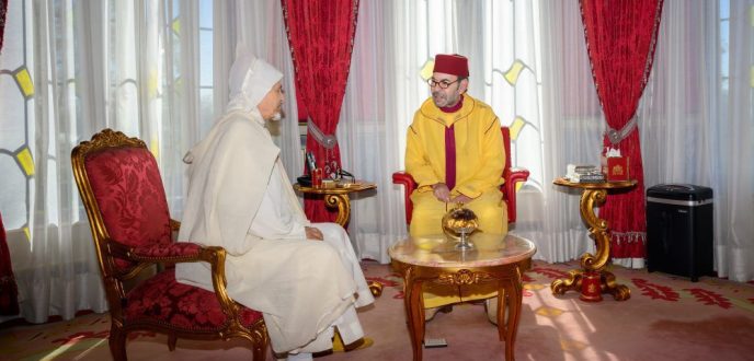 جلالة الملك يستقبل اليزيد الراضي ويعينه رئيسا للمجلس العلمي الاعلى