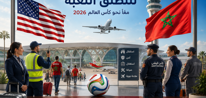 كأس العالم 2026.. مطارات المغرب تطلق حملة وطنية غير مسبوقة بعنوان “لتنطلق اللعبة”