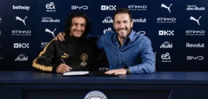 مانشستر سيتي يعلن رسميا ضم النجم المغربي أيوب بوعدي ويقدمه لجماهيره